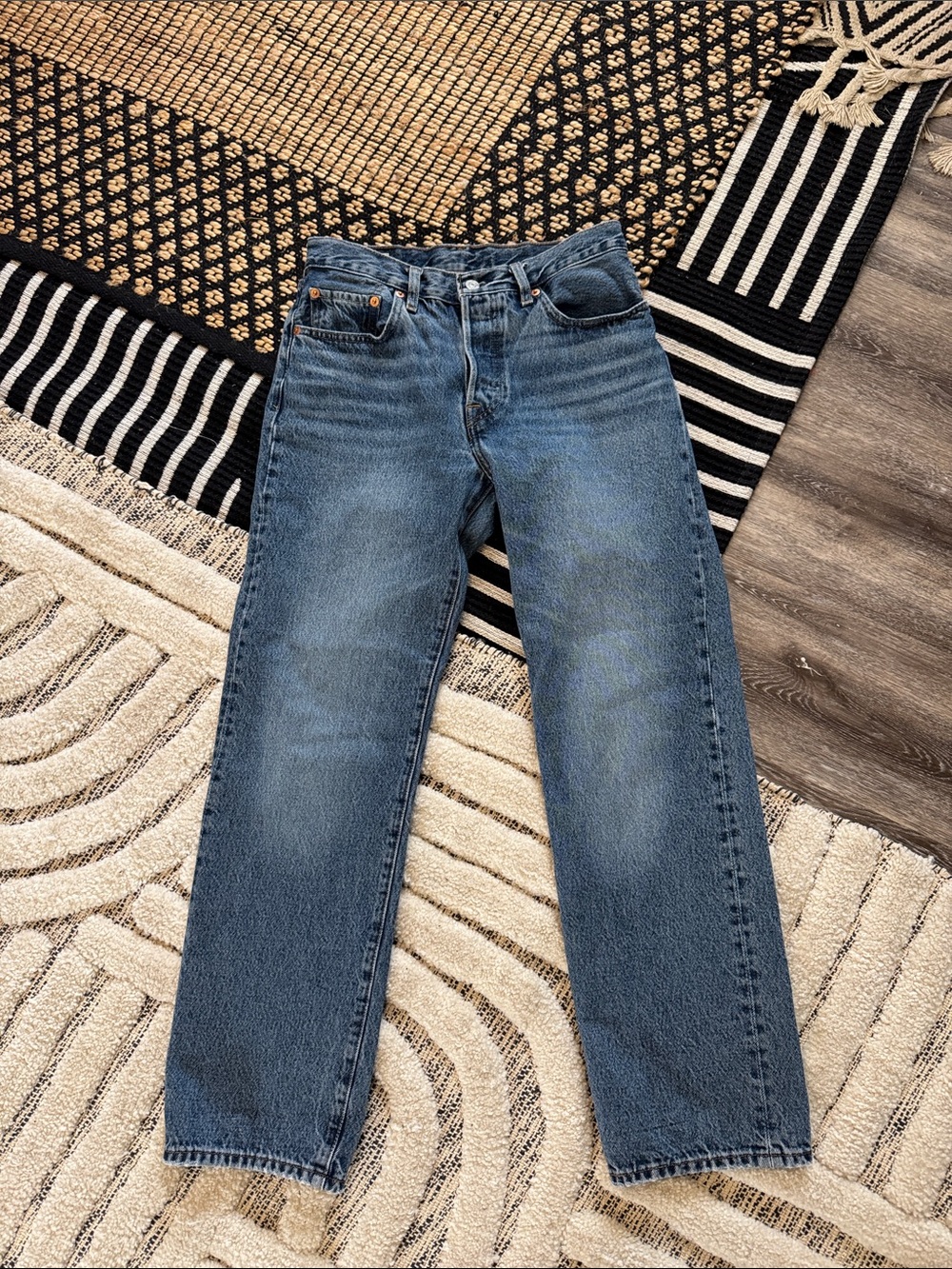 Levi's 90s 501 Blue Straight Jeans